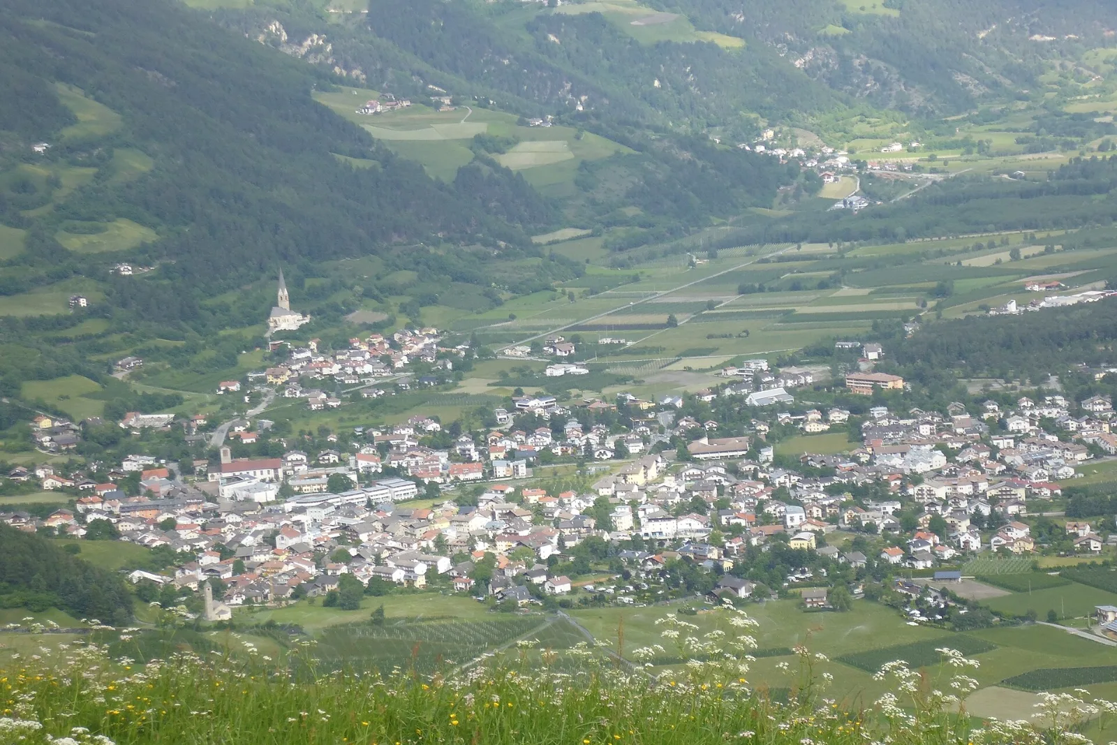 Prad am Stilfser Joch in the Vinschgau valley